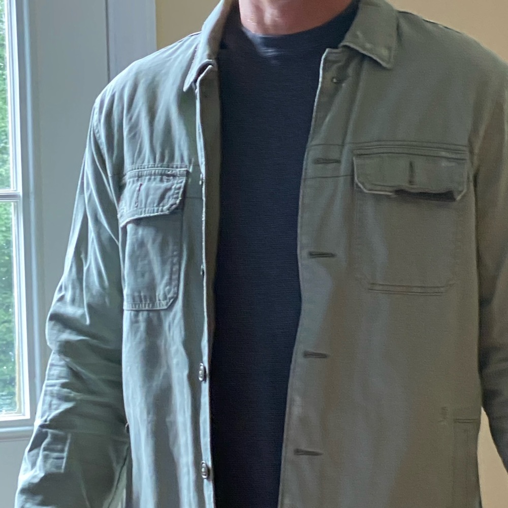 Military style Abercrombie shirt jacket
